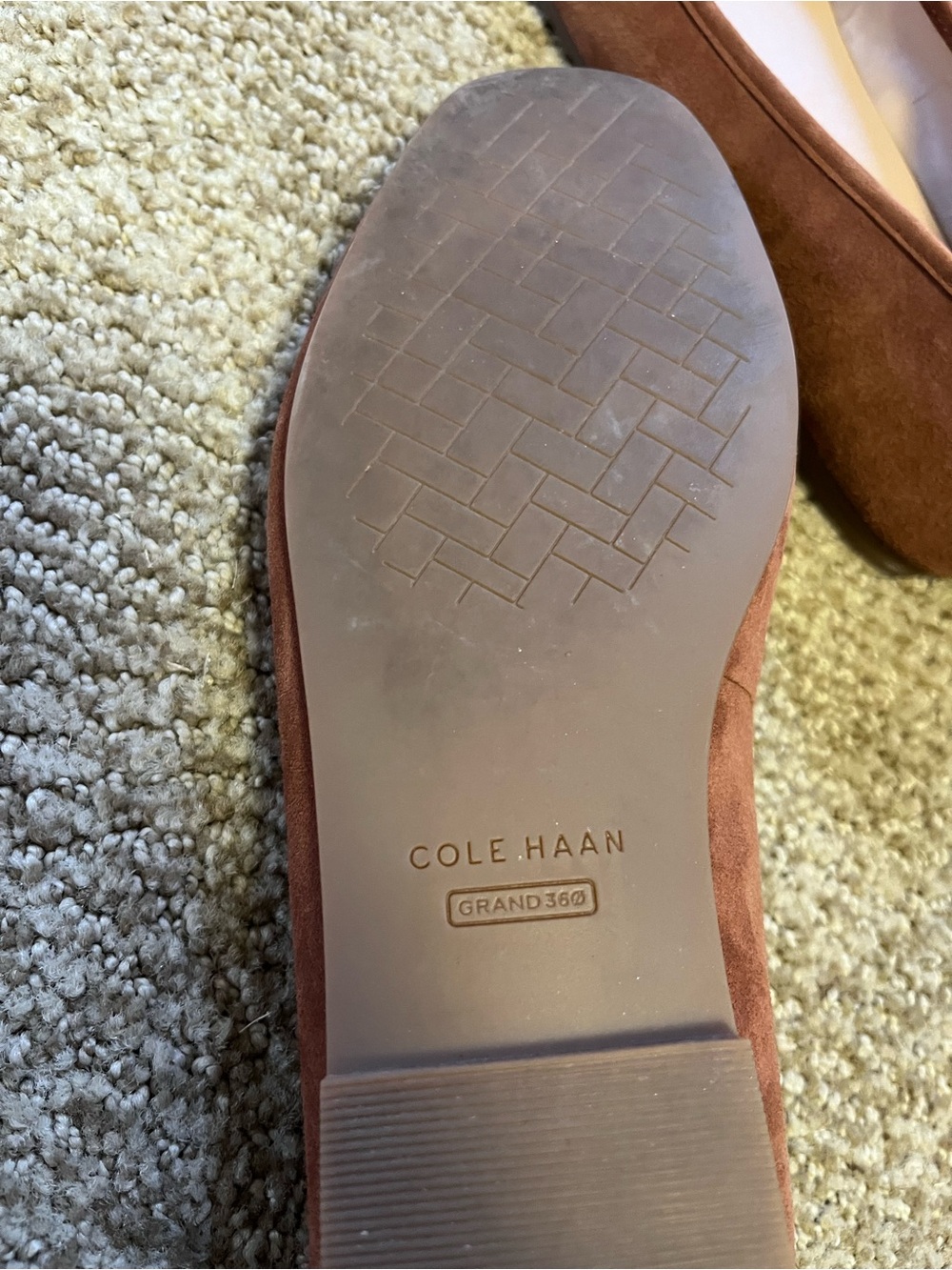 Cole Haan Yara Soft Suede Ballet Flats with Bow - Picture 6 of 7